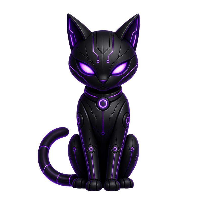 Salem, o gato robô mascote do Salem Assistente